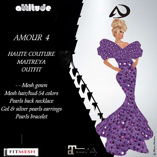 BIG SALE-AMOUR 4-HAUTE COUTURE-MAITREYA OUTFIT