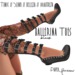 Ballerina toes black ad