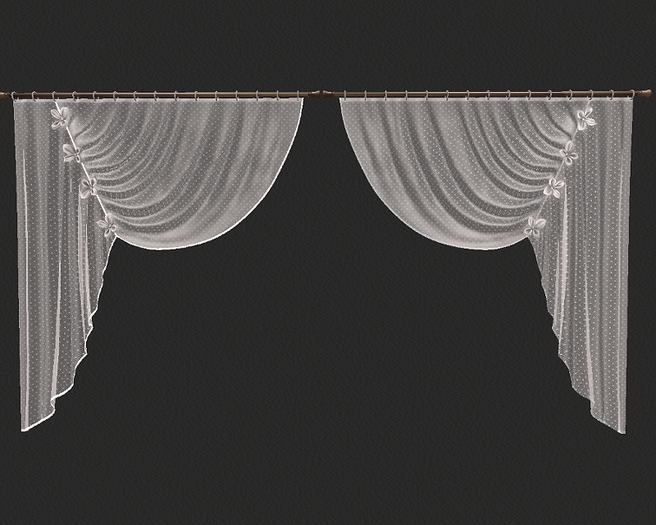 'One Sigh' Lace Drape Curtain
