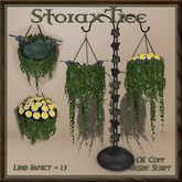 Hanging Floral Bird Bath A2