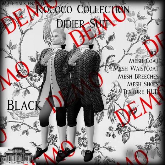 ~CdE~ Rococo Men's Mesh Suit DEMO
