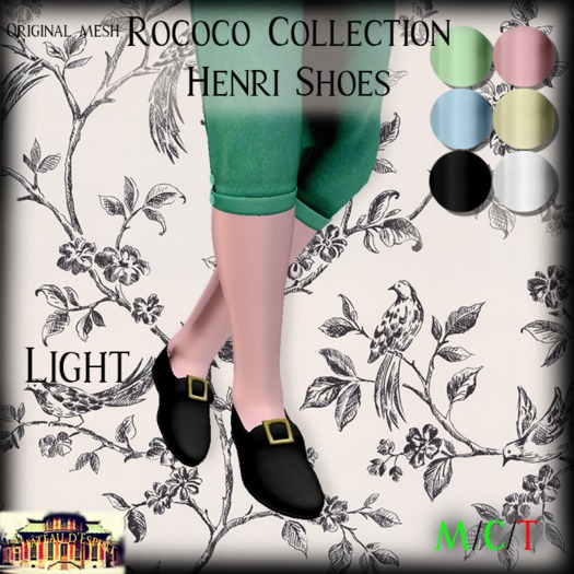 ~CdE~ Rococo Henri LIGHT Mesh Shoes