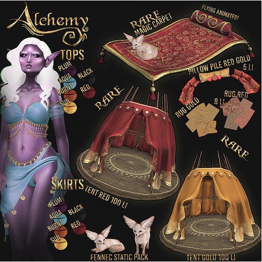 Alchemy - Tent - Gold RARE Lootbox