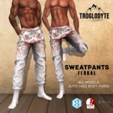 Troglodyte - Floral Sweatpants