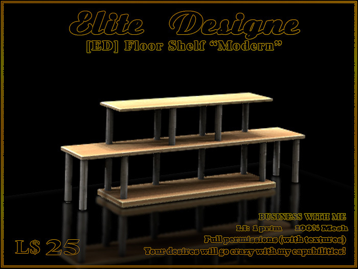 [ED] Floor Shelf "Modern"