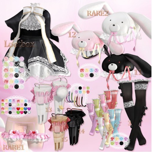 *{( konpeitou )}* usatan gacha -6- Tabi ribbons (sky