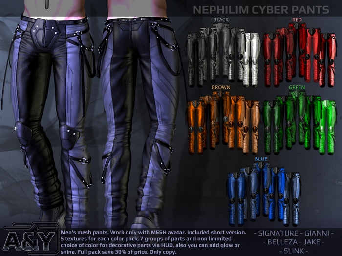 A&Y Nephilim Cyber Pants - [DEMO]