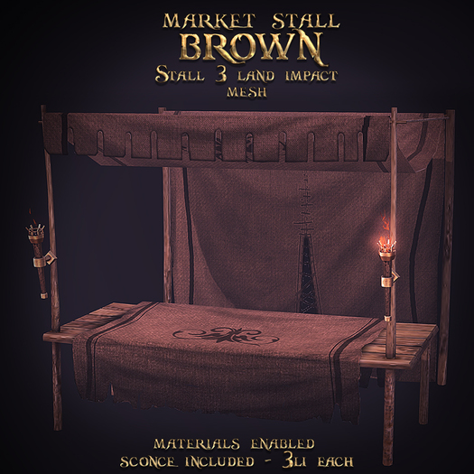 Alchemy - Market Stall - Brown