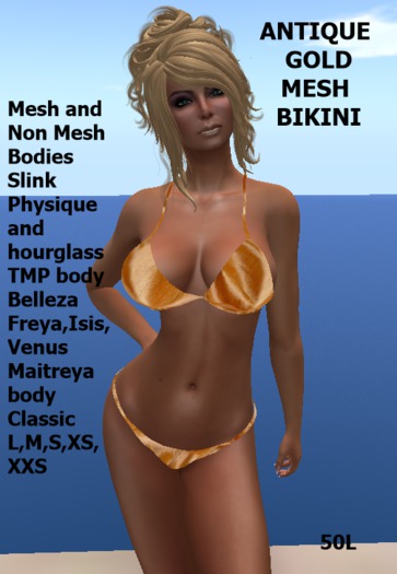 Antique Gold Bikini