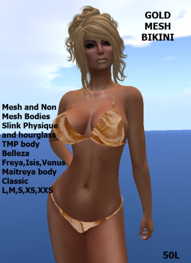 Gold Bikini