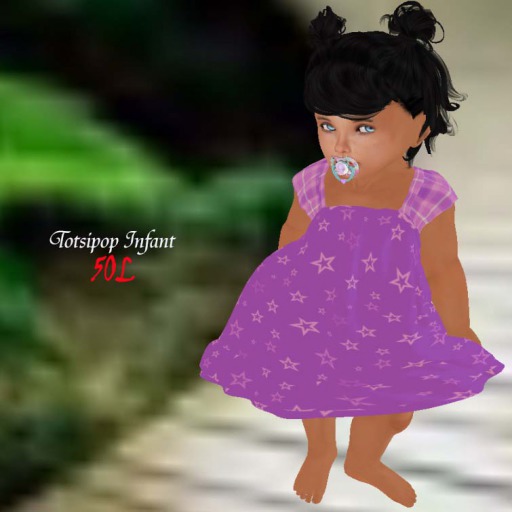 purple stars totsipop infant