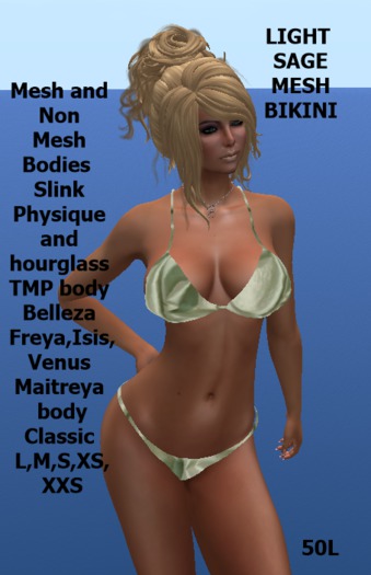 Light Sage Bikini
