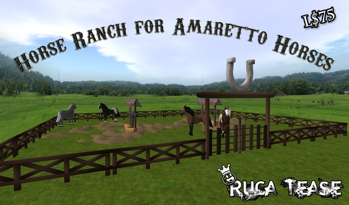 Horse Ranch, Horse Pen, Horse Corral by Ruca Tease -- \(-_-)/ -- BAG