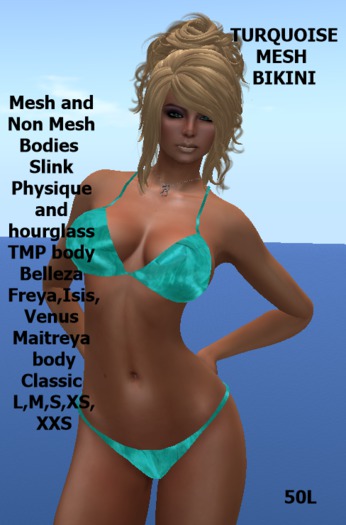 Turquoise Bikini