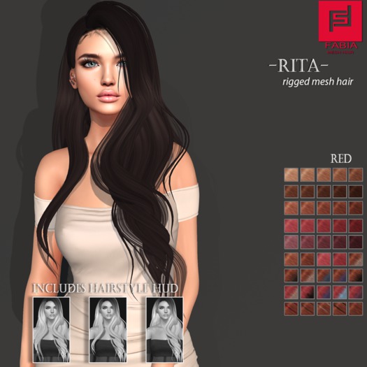 -FABIA- <Rita> Hairstyler  Red