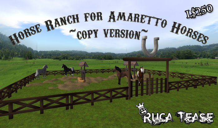 Horse Ranch, Horse Pen, Horse Corral by Ruca Tease -- \(-_-)/ -- BAG (copy version)
