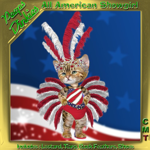 Peeps Dinkies All American Showgirl