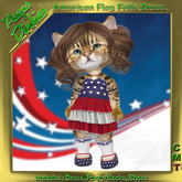 Peeps Dinkies American Flag Frills Dress