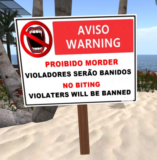 Placa Proibido Morder - Box