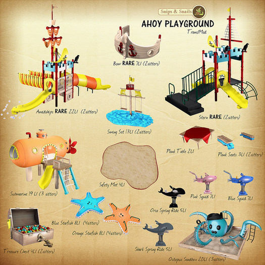 .S&S. Ahoy Playground - Bow RARE