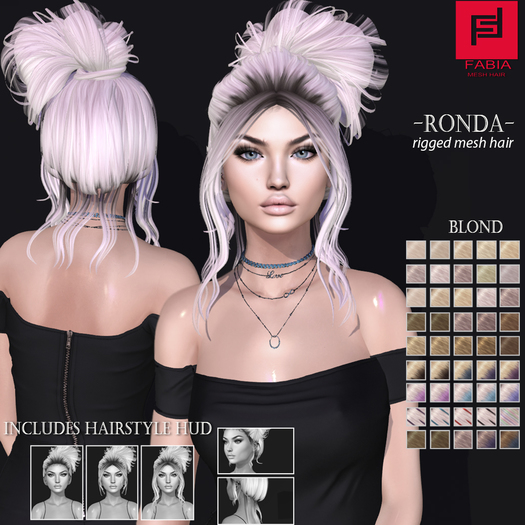 -FABIA- Mesh Hair   < Ronda> Blond