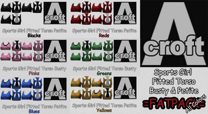 [ACroft][FT] Sports Girl Top[Fatpack]