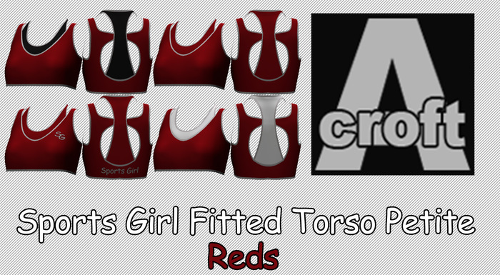 [ACroft][FTPetite] Sports Girl Top[Red]
