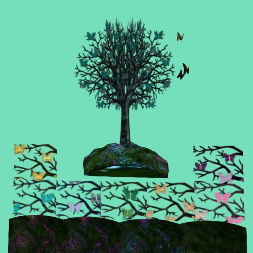 Butterfly Tree, Menu Driven Colors, 9li,Bagged