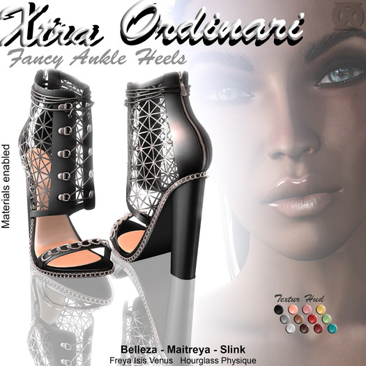 *XO* Fancy Ankle Heels