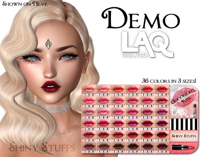 ~Shiny Stuffs~ DEMO LAQ GoodNight Kiss Appliers  (add me)