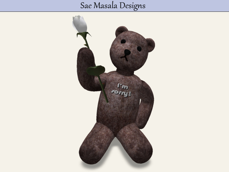 teddy bear saying sorry