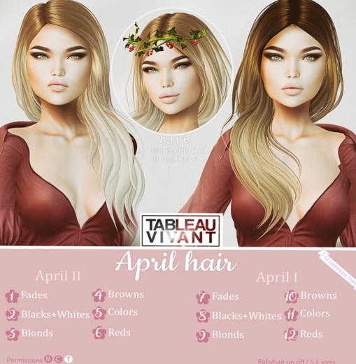 Tableau Vivant \\ April wreath RARE
