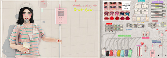 Wednesday[+] Diabetic Gacha ~ Sour Makeup RARE
