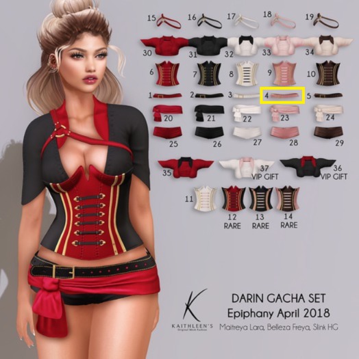 4 Kaithleen's Darin Belt Maitreya - Pink