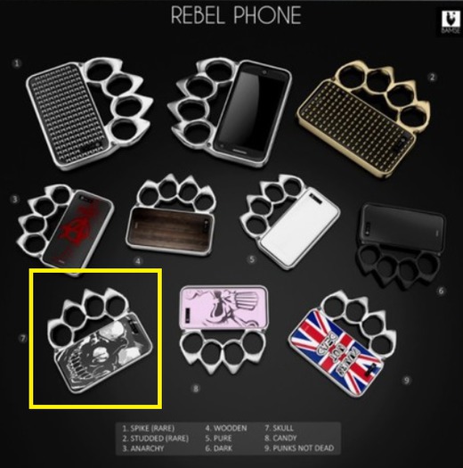 :BAMSE: Rebel Phone - Skull