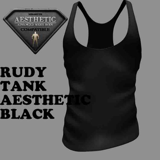 RUDY TANK AESTHETIC BLACK