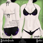 Schadenfreude Purple Batkini