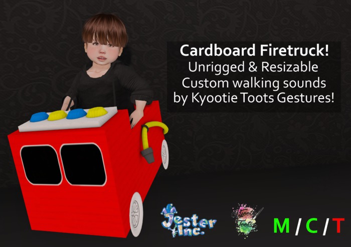 [Jester Inc.] Cardboard Firetruck!