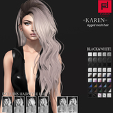 -FABIA- Mesh Hair   < Karen> Black&White