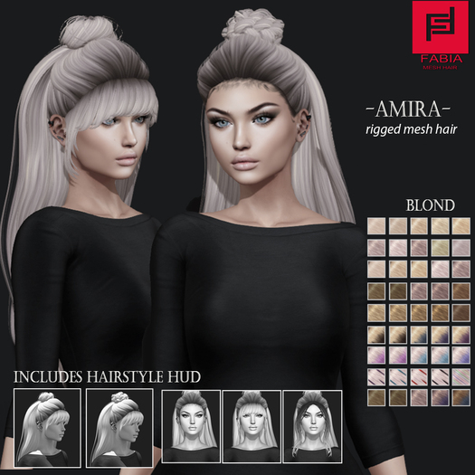 -FABIA- Mesh Hair   < Amira> Blond