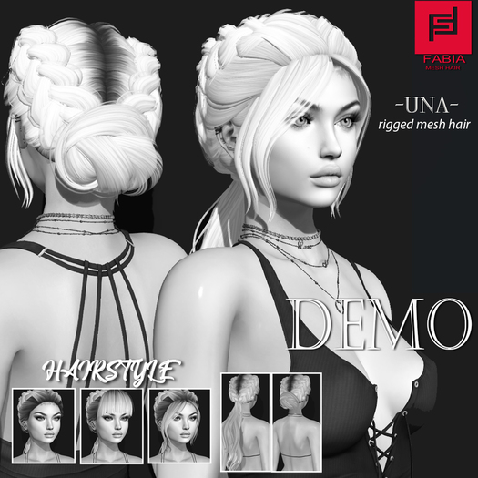 -FABIA- Mesh Hair   < Una> DEMO