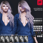 -FABIA- Mesh Hair   < Madison> Black&White