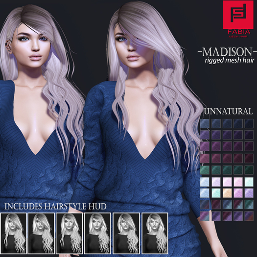 -FABIA- Mesh Hair   < Madison> Unnatural