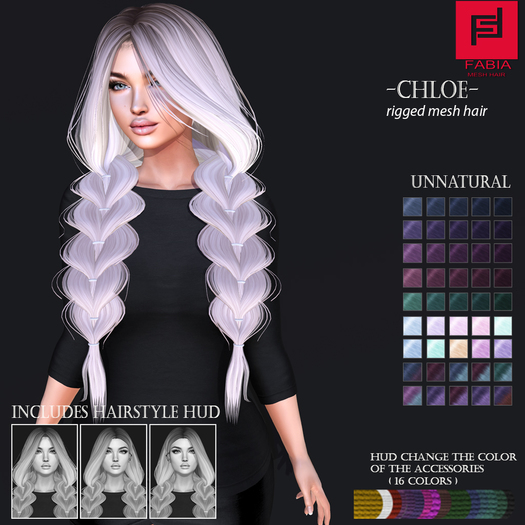 -FABIA- Mesh Hair   < Chloe> Unnatural