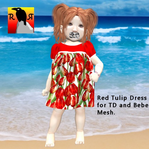 RR Red Tulip Dress