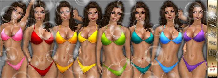 Bikini 8 colours PACK