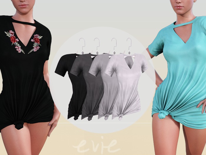 EVIE - Chloe Dress [Greys]