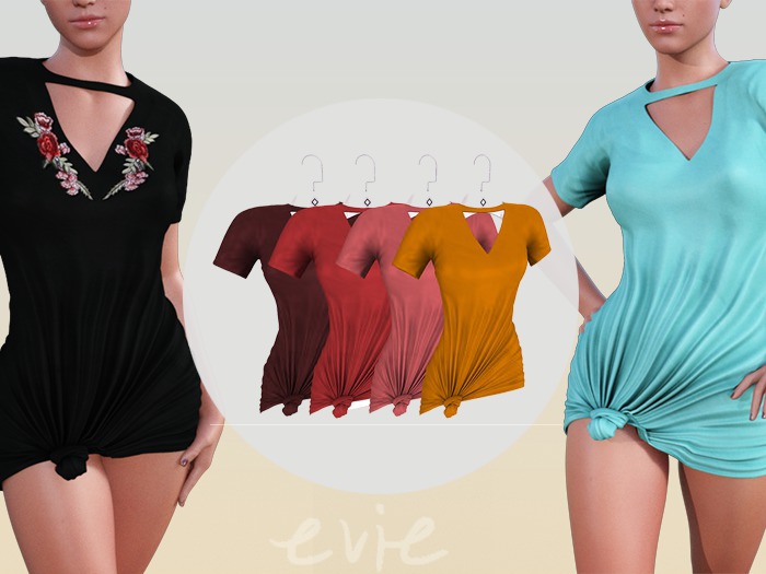 EVIE - Chloe Dress [Reds]