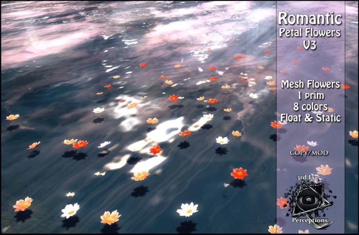 Romantic Petal Flowers v3 Set