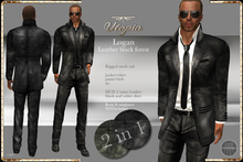 Utopia Logan Leather black forest